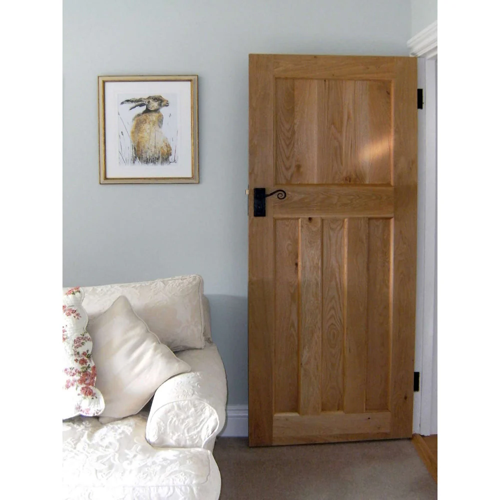 Solid Oak 1930s Style Door - Image 4