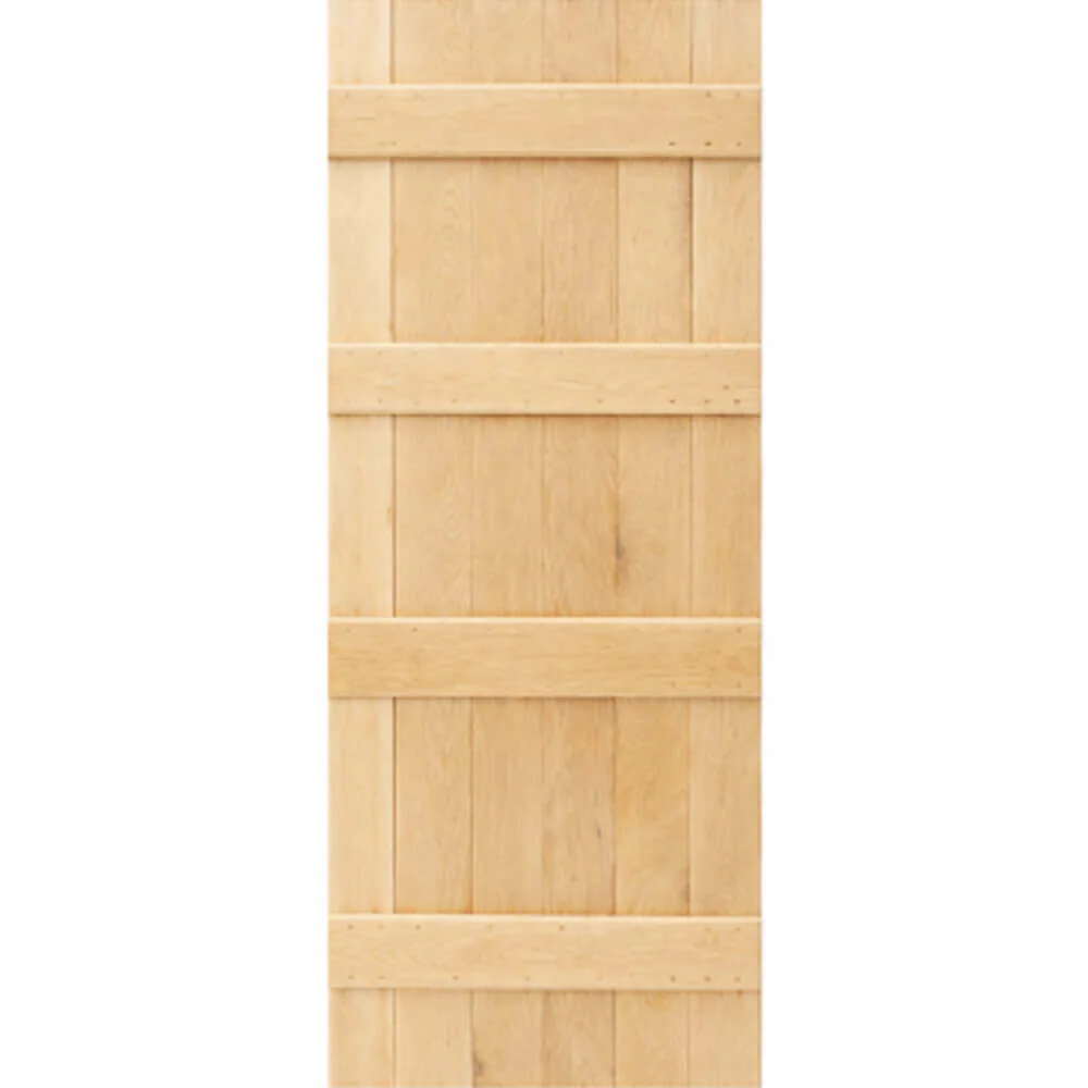 Solid Oak 4 Ledge Barn Door - Image 6