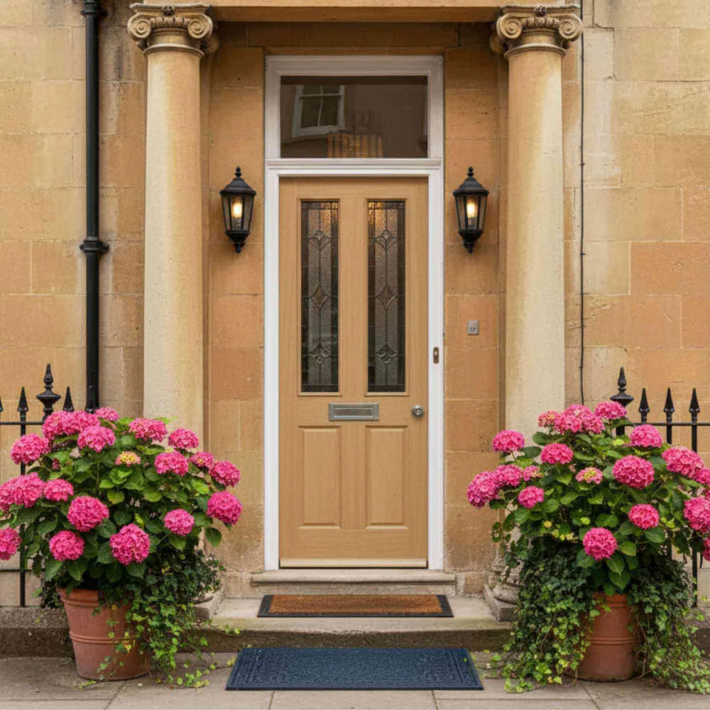 Salisbury Oak Glazed External Door