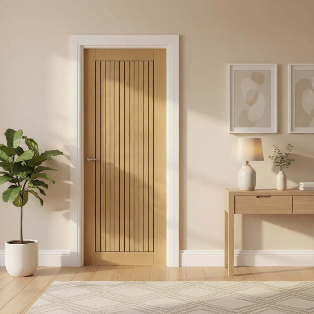 Aria Oak Laminated Internal Fire Door