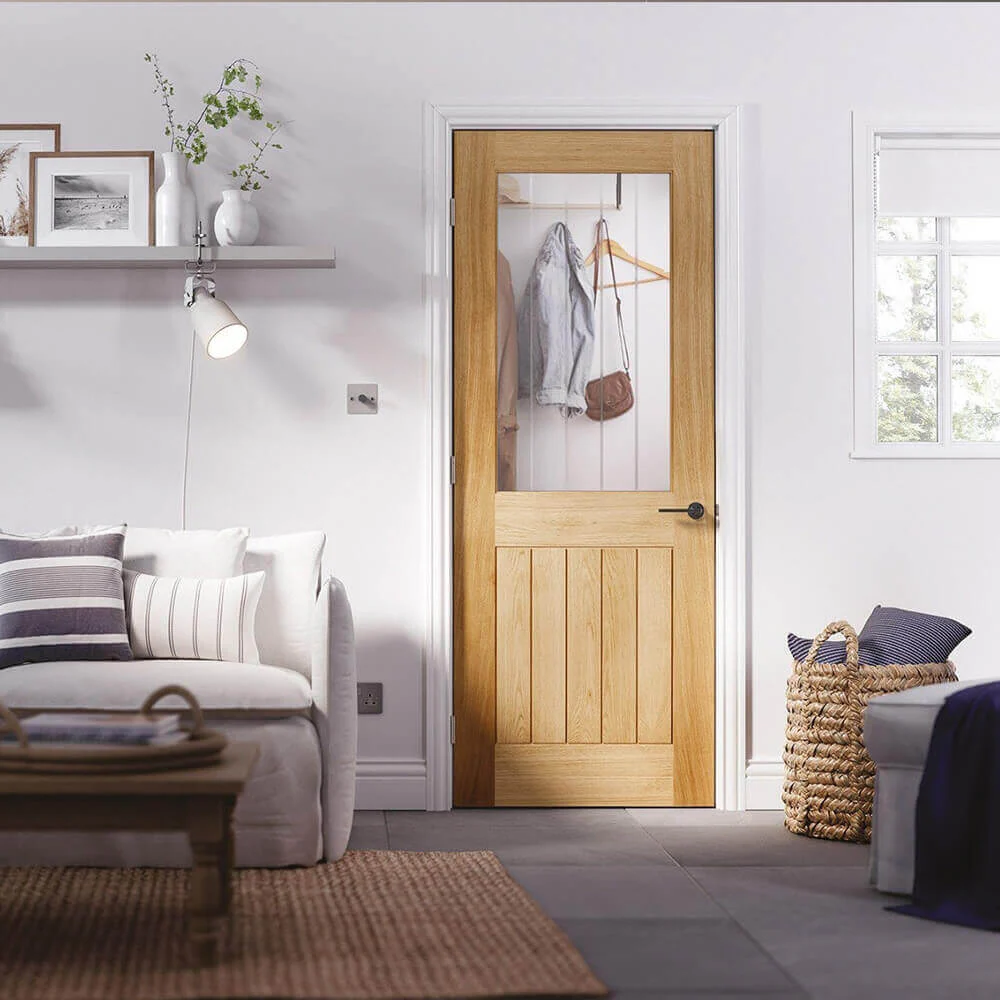 Belize Prefinished Oak 1 Light Glazed Internal Door