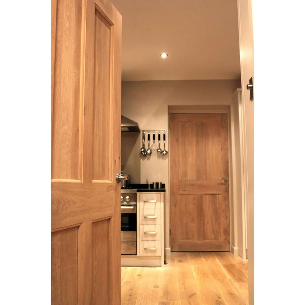 Bespoke Victorian 4 Flat Panel Solid Oak Door - Image 2