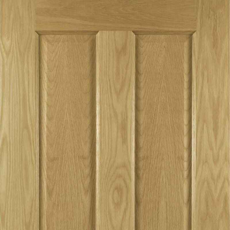 Bury 4 Panel Pre-Finished Oak Fire Door - Image 3