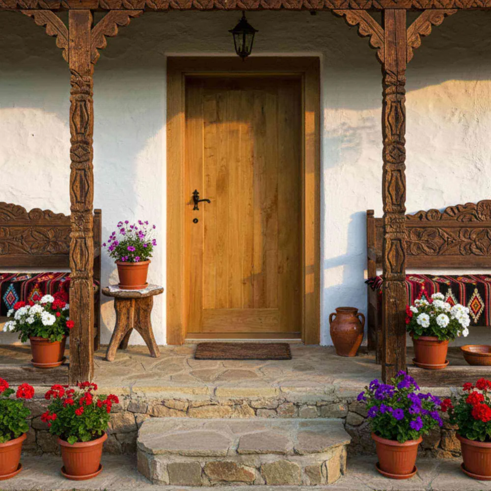 Cottage External Solid Oak Door