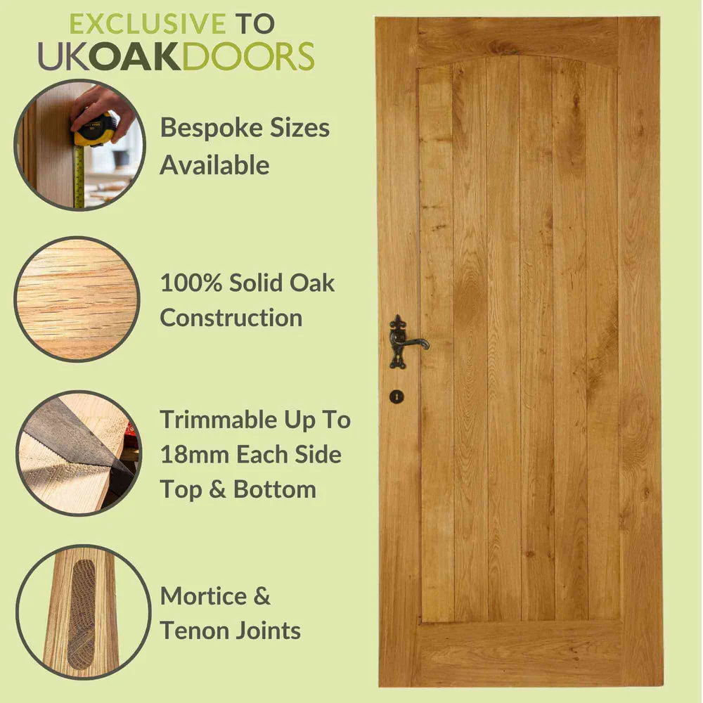 Cottage External Solid Oak Door - Image 3
