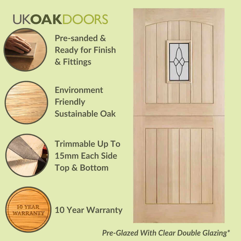Engineered Oak Cottage Stable Door - Image 3