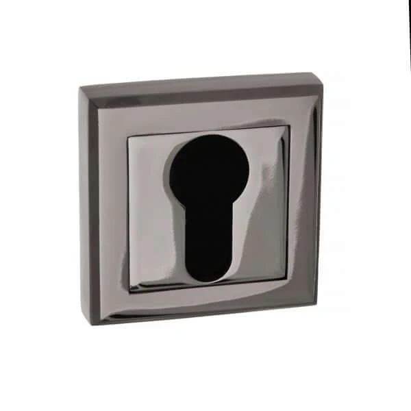 Euro Escutcheon Pair On Square Rose - Image 3