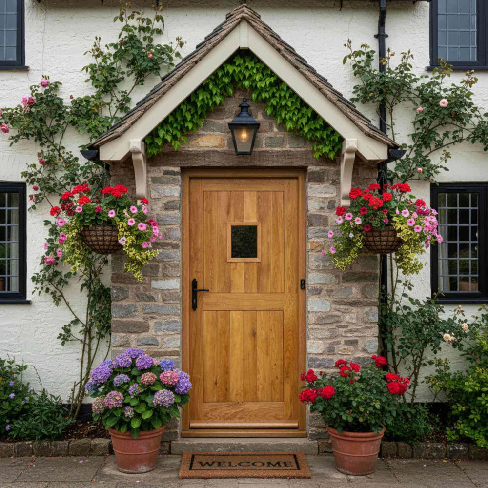 External Cottage Stable Solid Oak Door