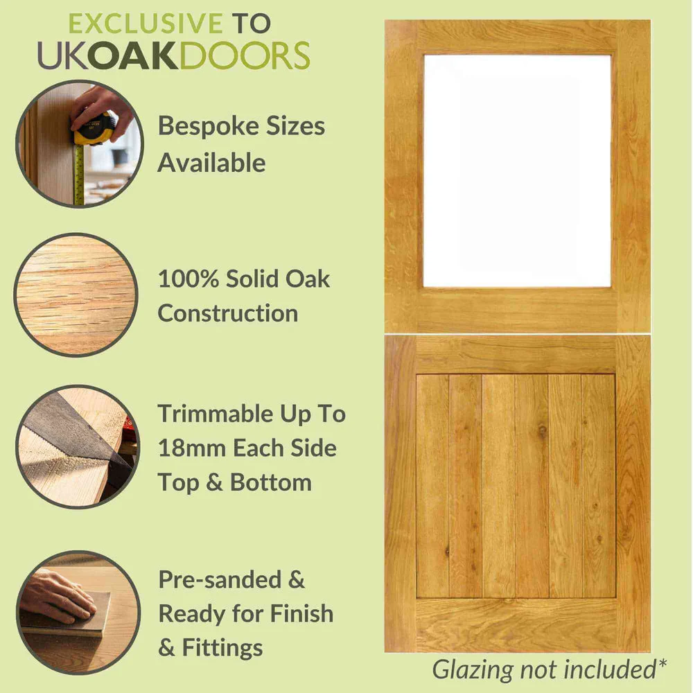 External French Stable Solid Oak Door - Image 3