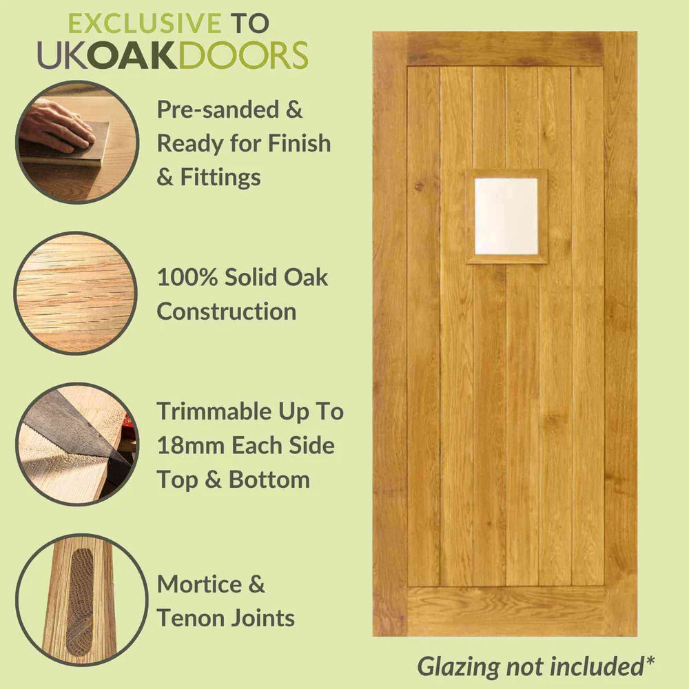 External Traditional Solid Oak Door - Image 3