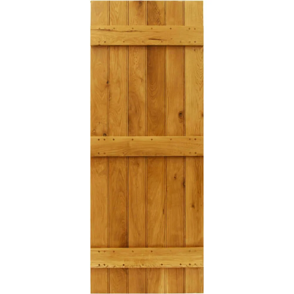 Ledge With Optional Braces Solid Oak Door - Image 2