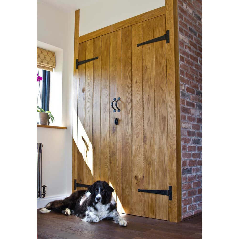 Ledge With Optional Braces Solid Oak Door - Image 4