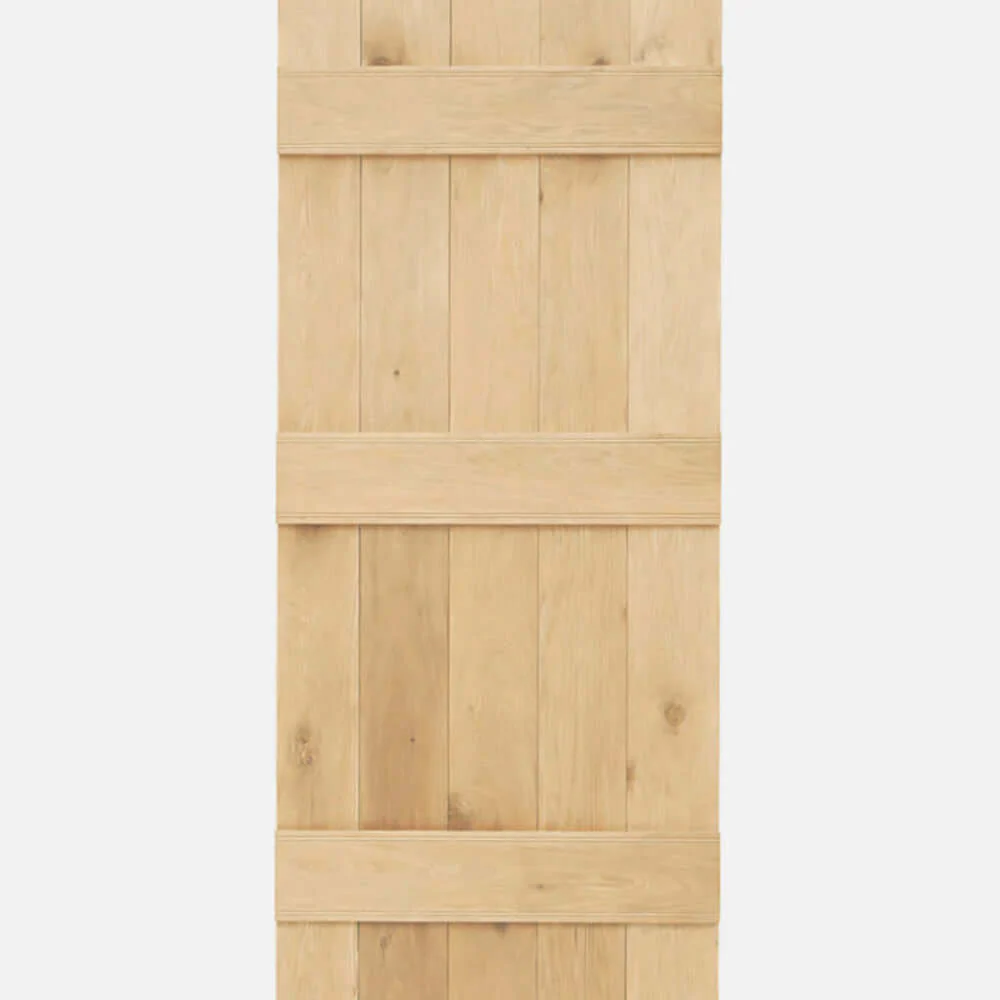 Ledged Barn 'Hidden Fixings' Solid Oak Door - Image 7