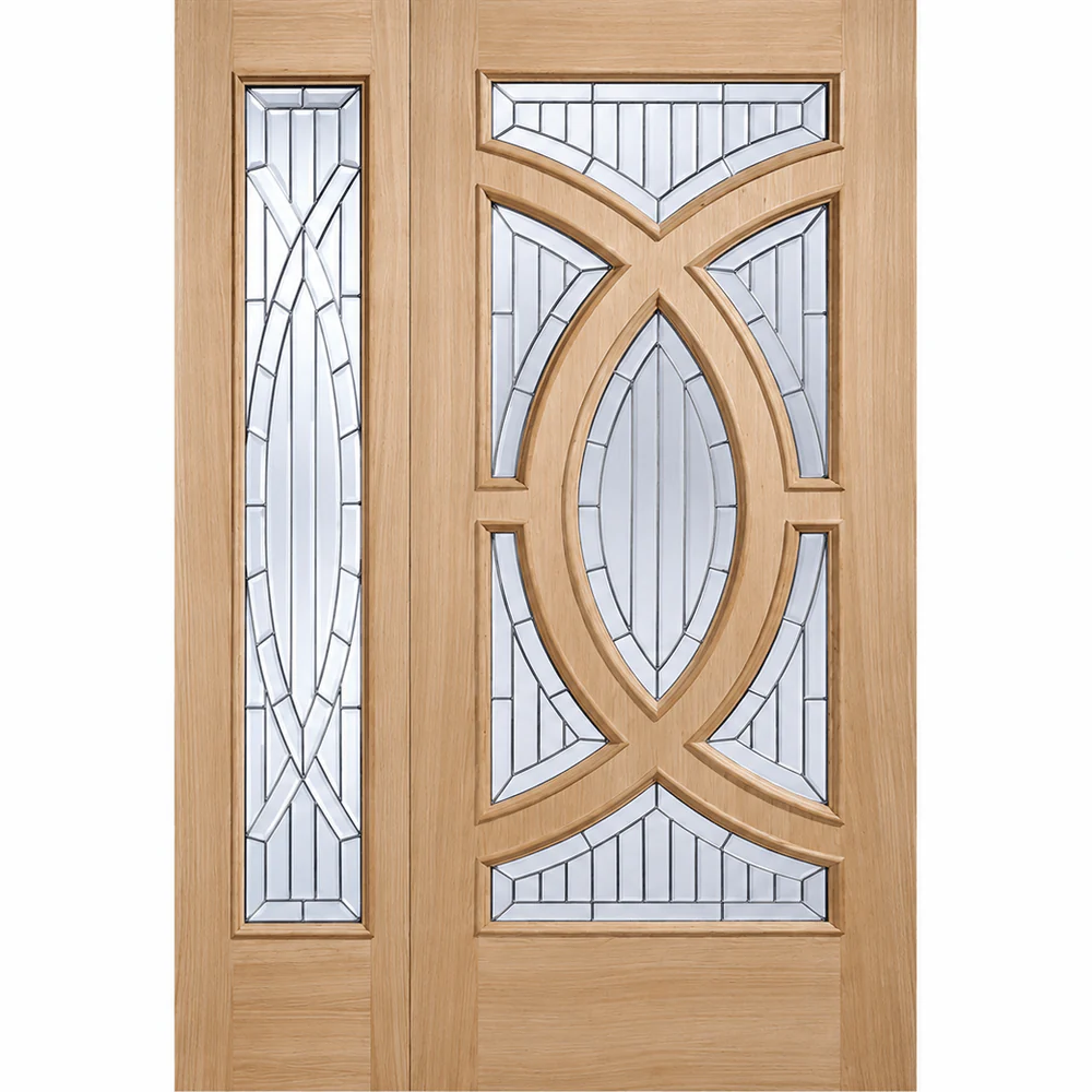 Majestic Oak Glazed External Door - Image 5