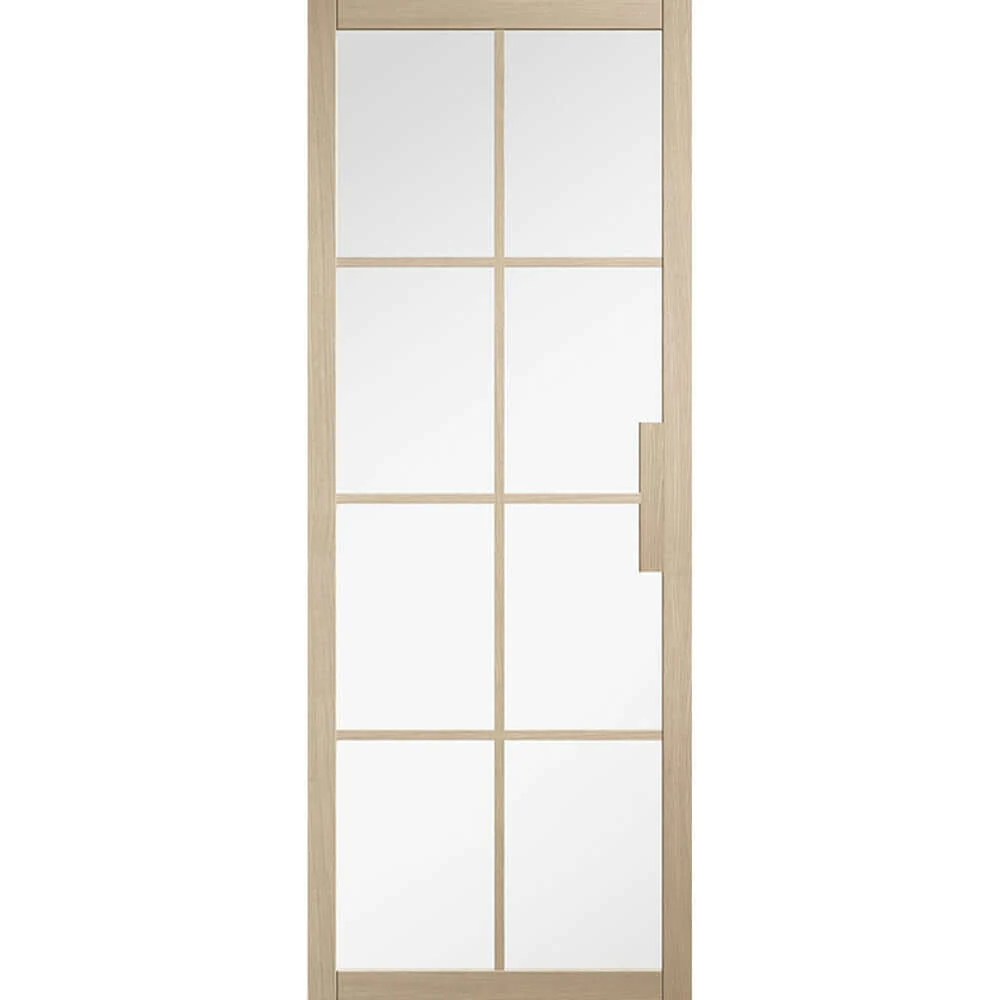 Malvern Glazed Prefinished Blonde Oak Door - Image 2
