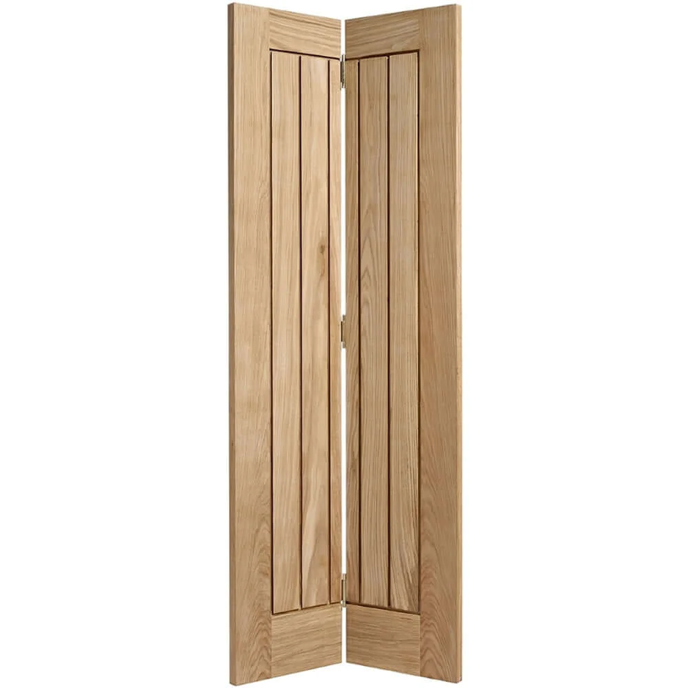 Mexicano Oak Bi-Fold Door - Image 2