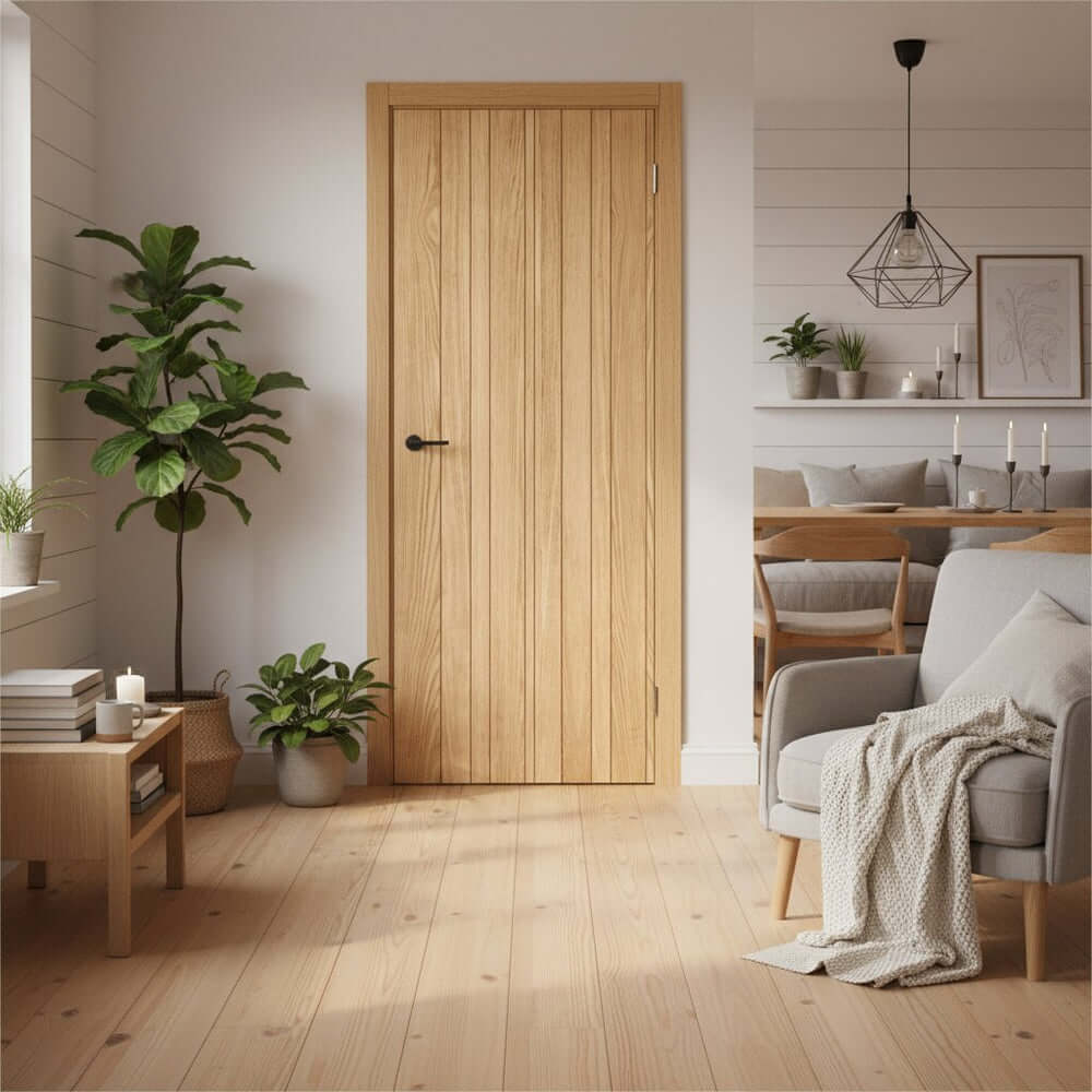 Montreal Prefinished Oak Internal Door