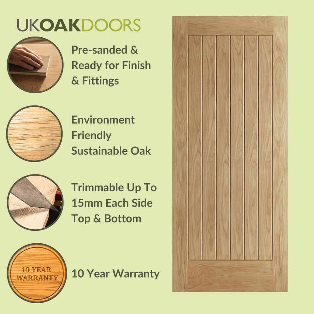 Norfolk Engineered External Oak Door - Image 3