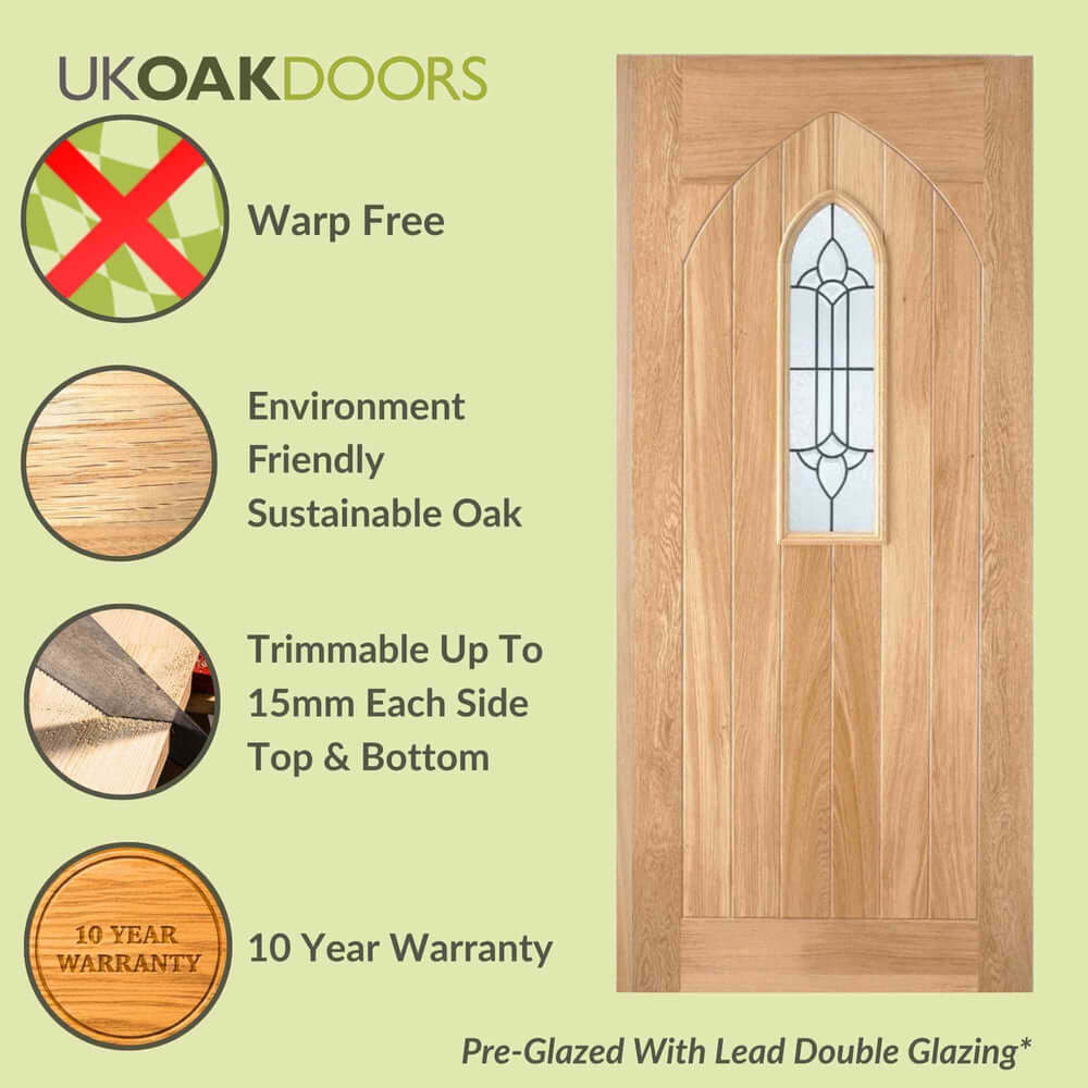 Oak Westminster External Door - Image 3