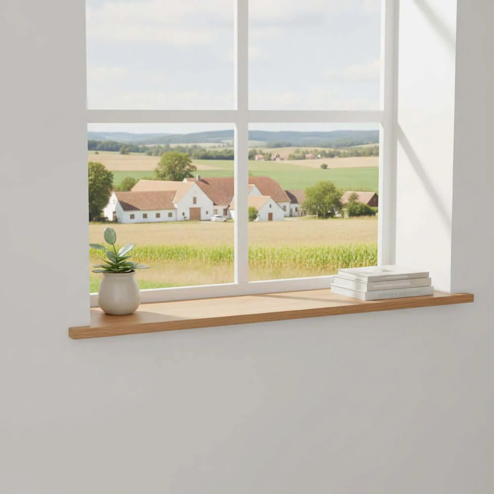 Oak Window Board 25mm Thick x 225mm Depth