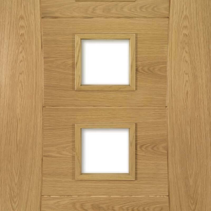 Pamplona Glazed Prefinished Oak Fire Door - Image 3