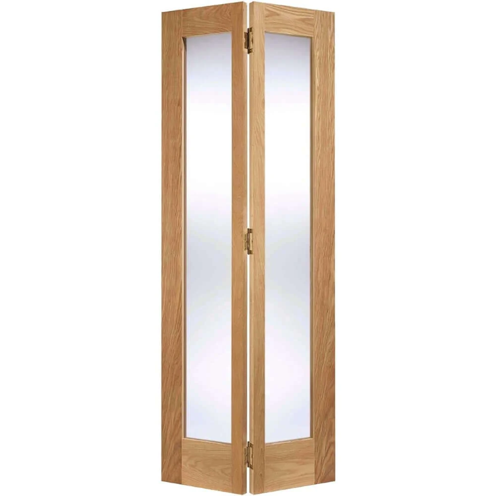 Pattern 10 Glazed Oak Bi-Fold Door - Image 2