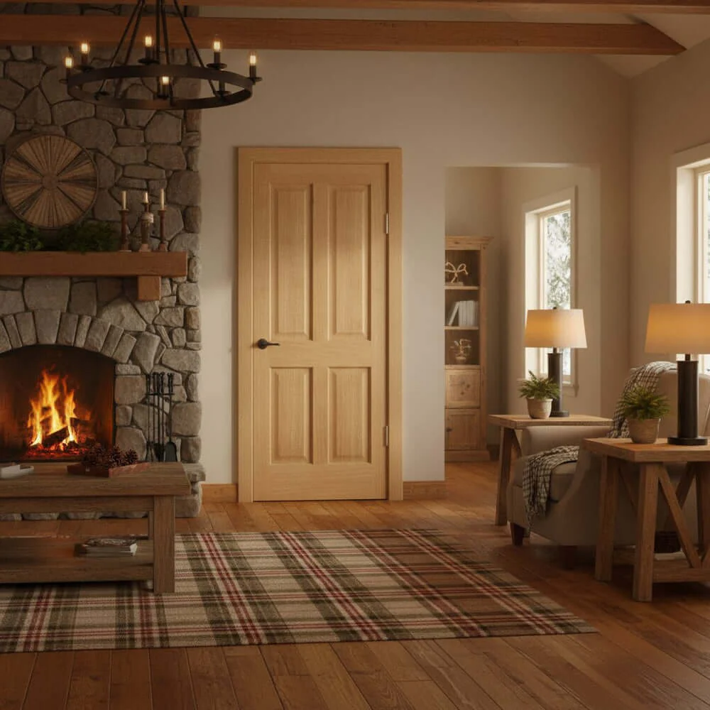 Regency 4 Panel Prefinished Oak Internal Door