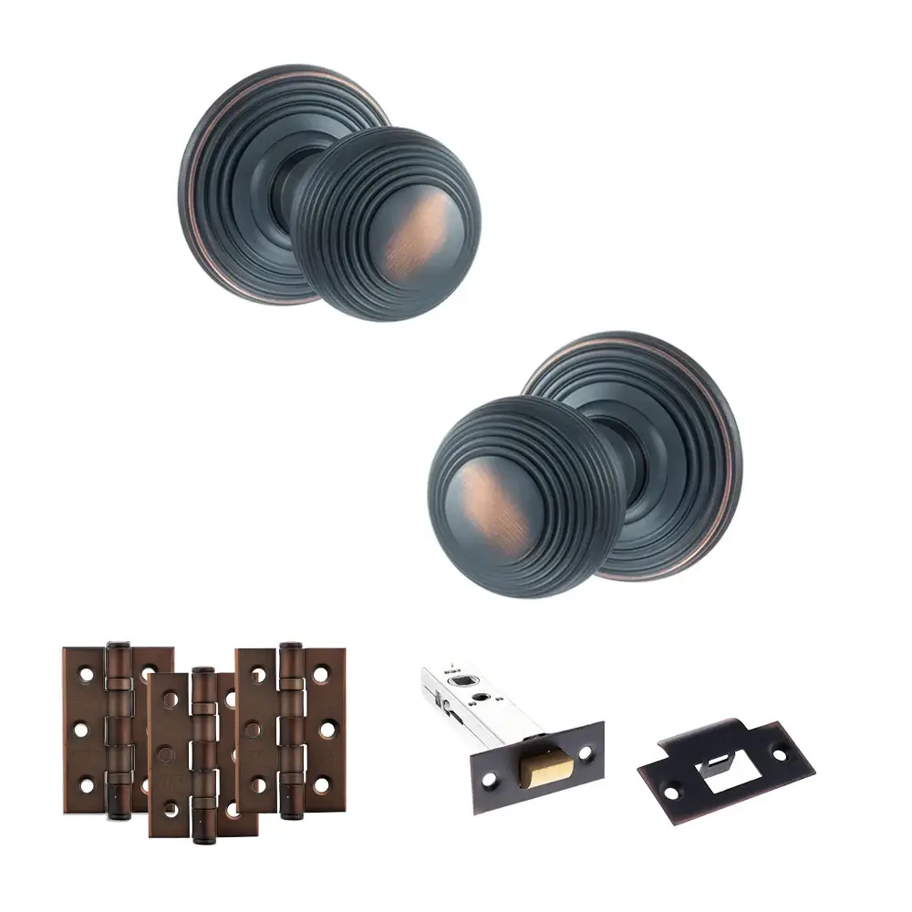 Ripon Round Reeded Mortice Door Knob - Image 18