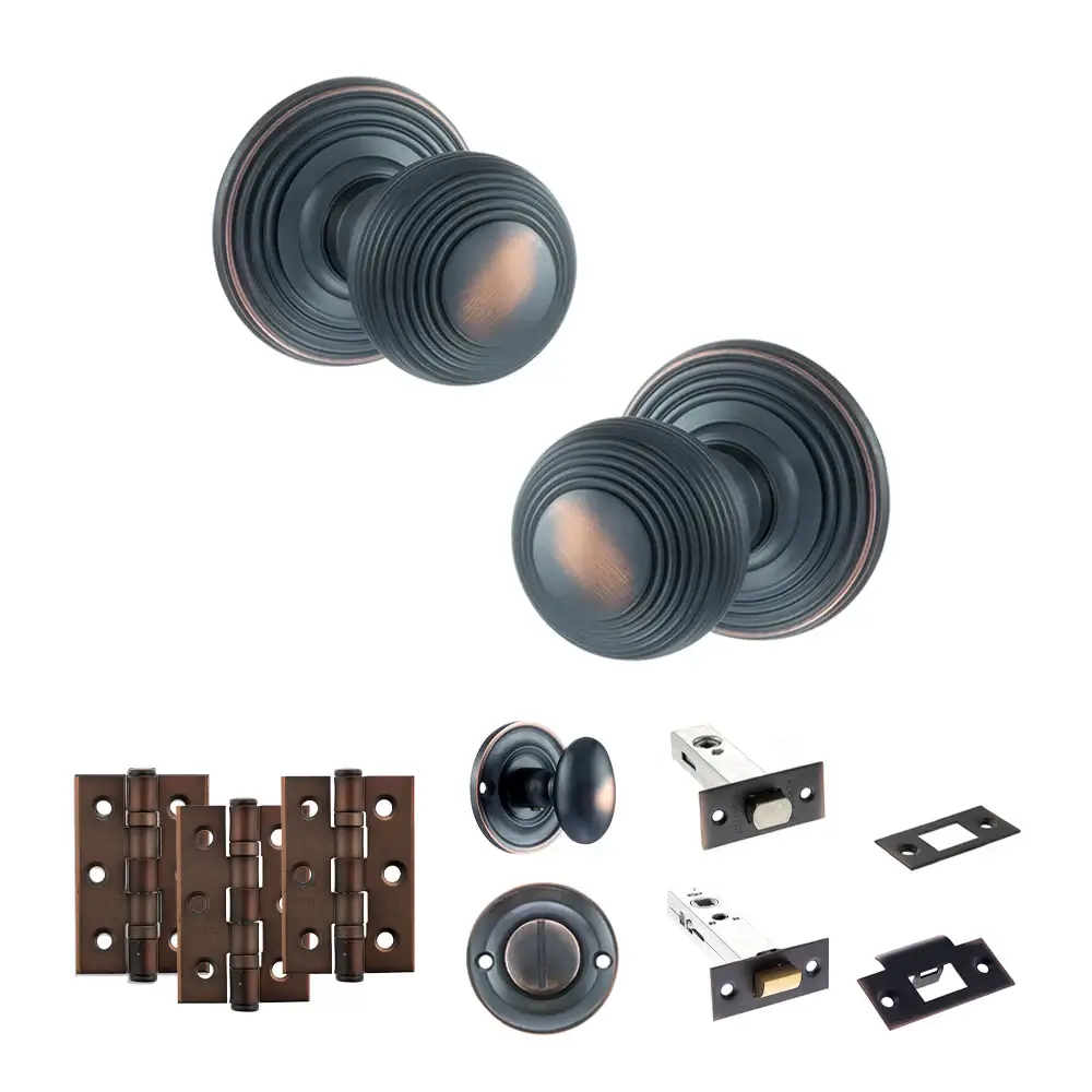Ripon Round Reeded Mortice Door Knob - Image 19