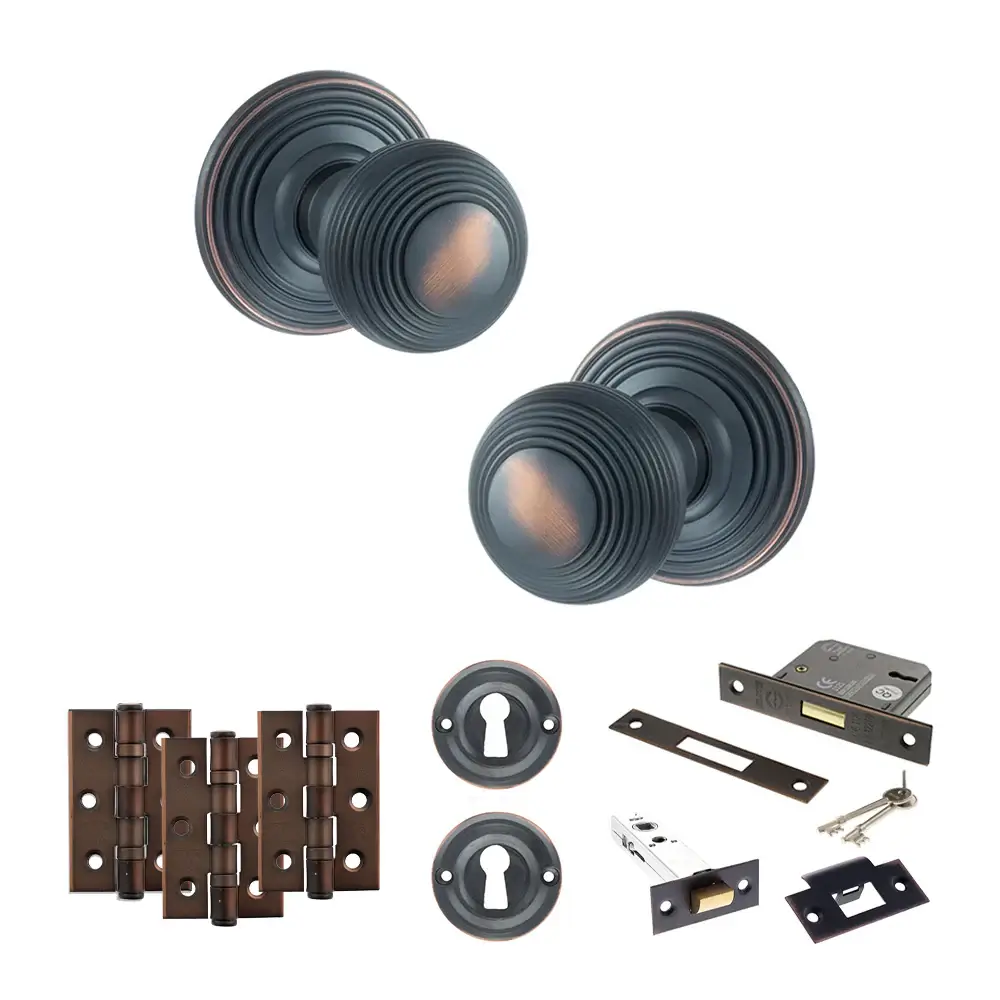 Ripon Round Reeded Mortice Door Knob - Image 20