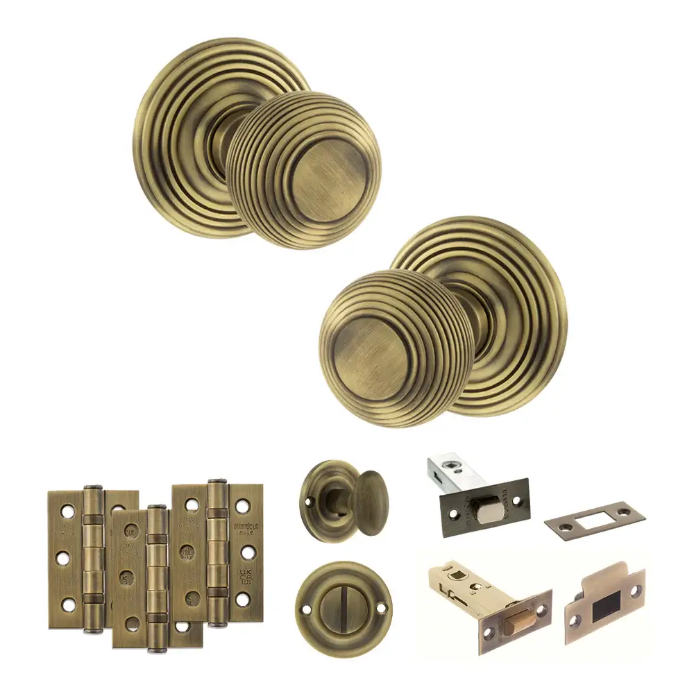 Ripon Round Reeded Mortice Door Knob - Image 25