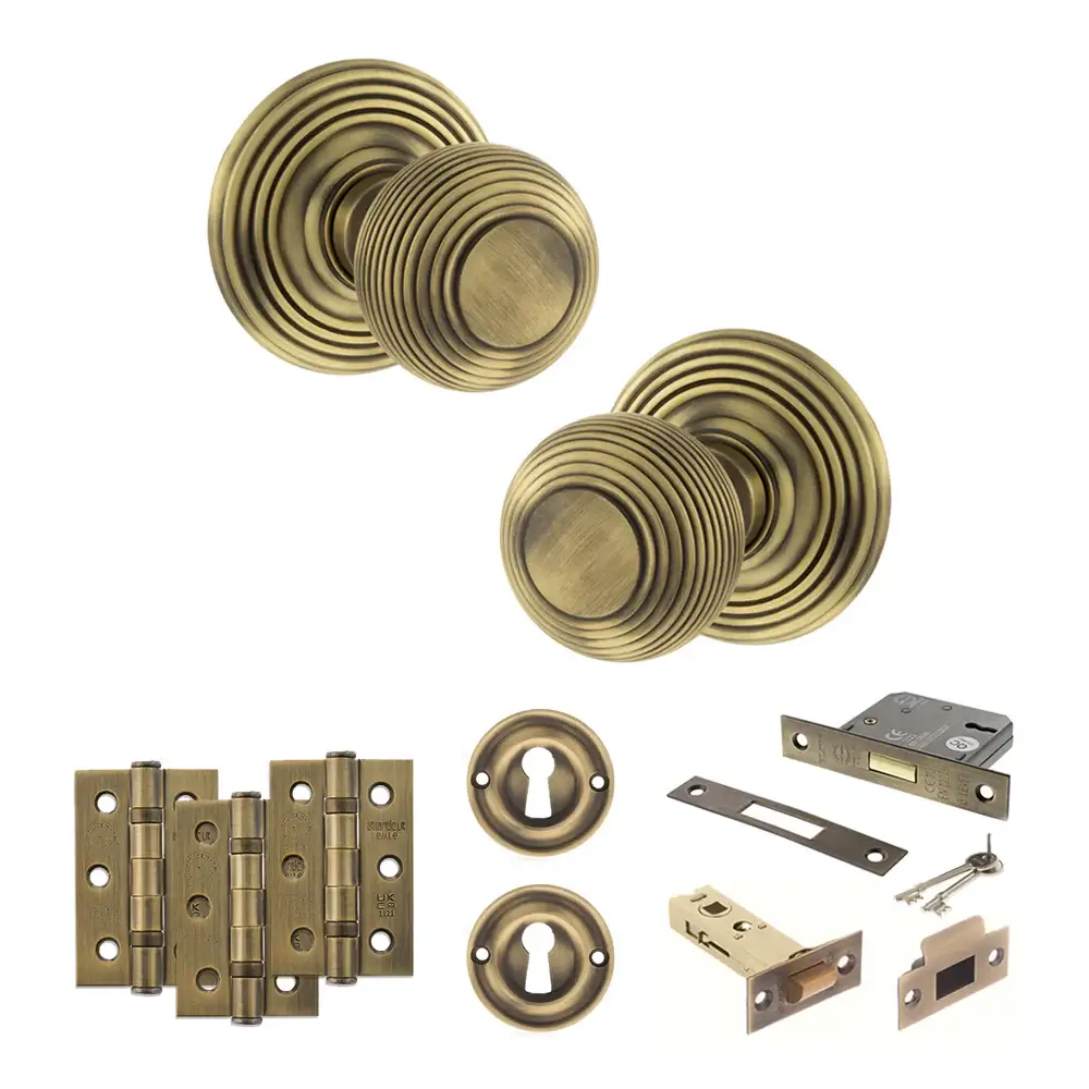 Ripon Round Reeded Mortice Door Knob - Image 26