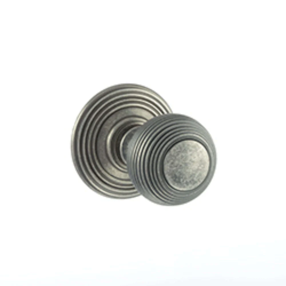 Ripon Round Reeded Mortice Door Knob - Image 3