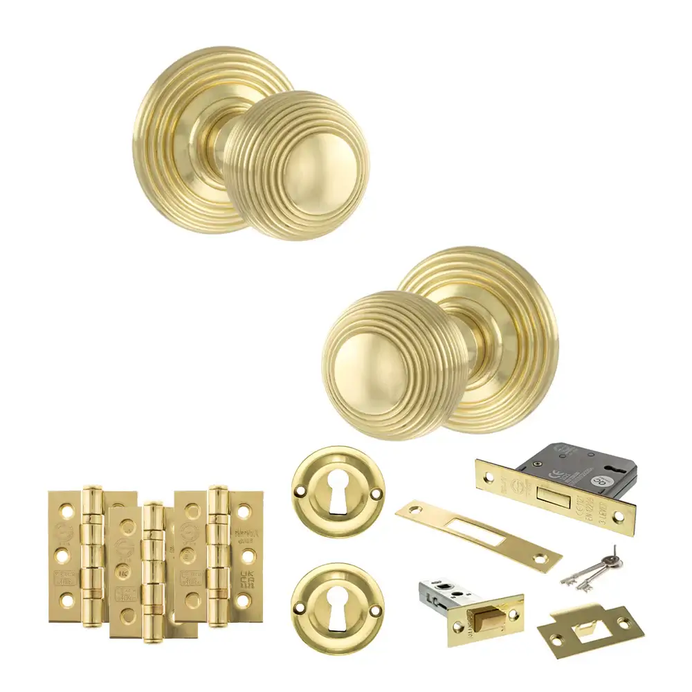 Ripon Round Reeded Mortice Door Knob - Image 35