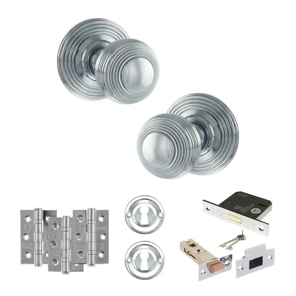 Ripon Round Reeded Mortice Door Knob - Image 38