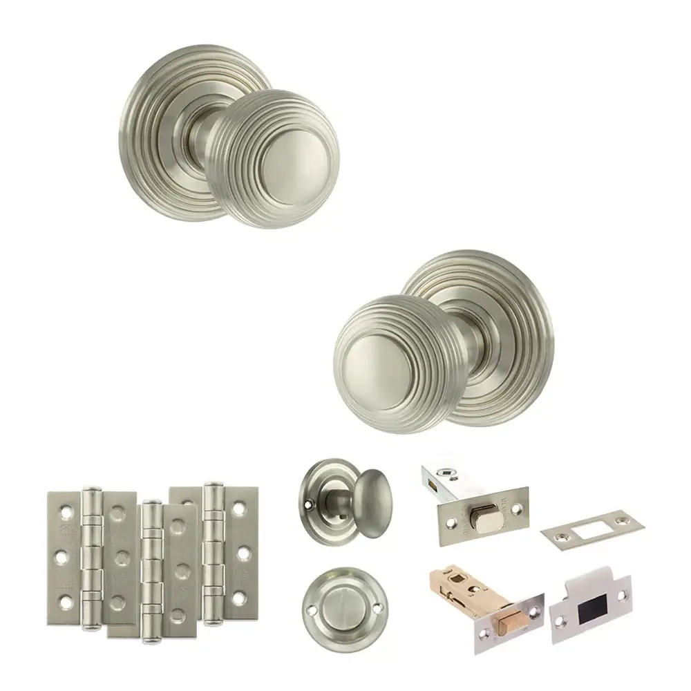 Ripon Round Reeded Mortice Door Knob - Image 46