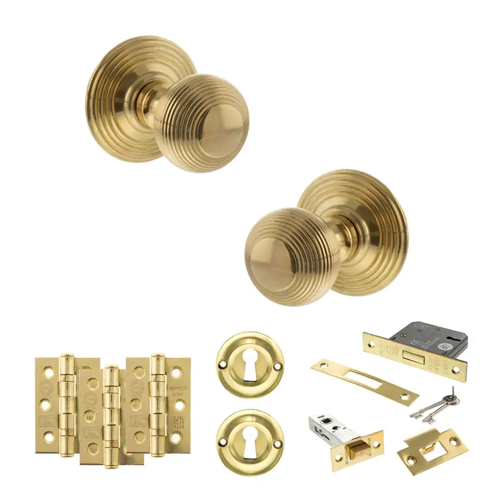 Ripon Round Reeded Mortice Door Knob - Image 54