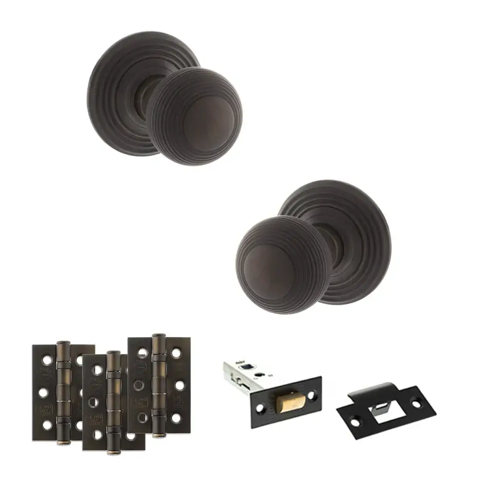 Ripon Round Reeded Mortice Door Knob - Image 56