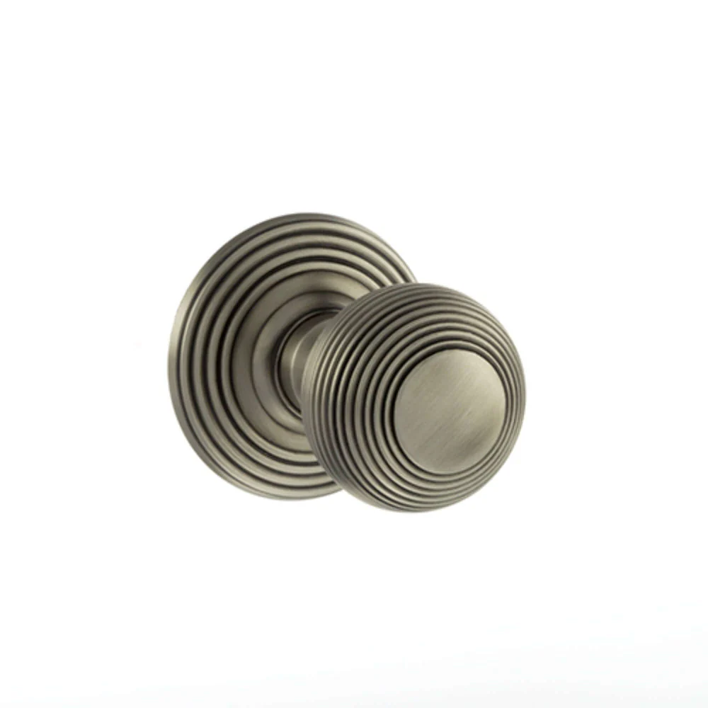 Ripon Round Reeded Mortice Door Knob - Image 6