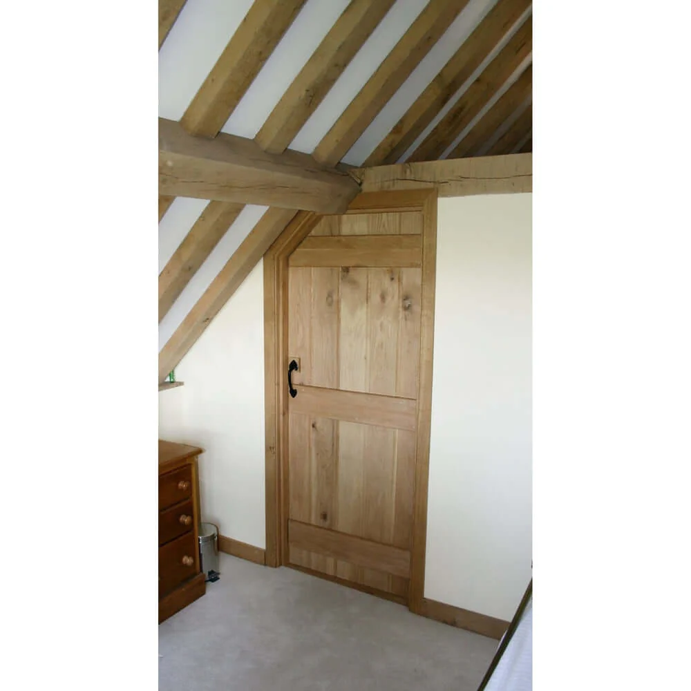 Solid Oak Rustic Barn Door - Image 6