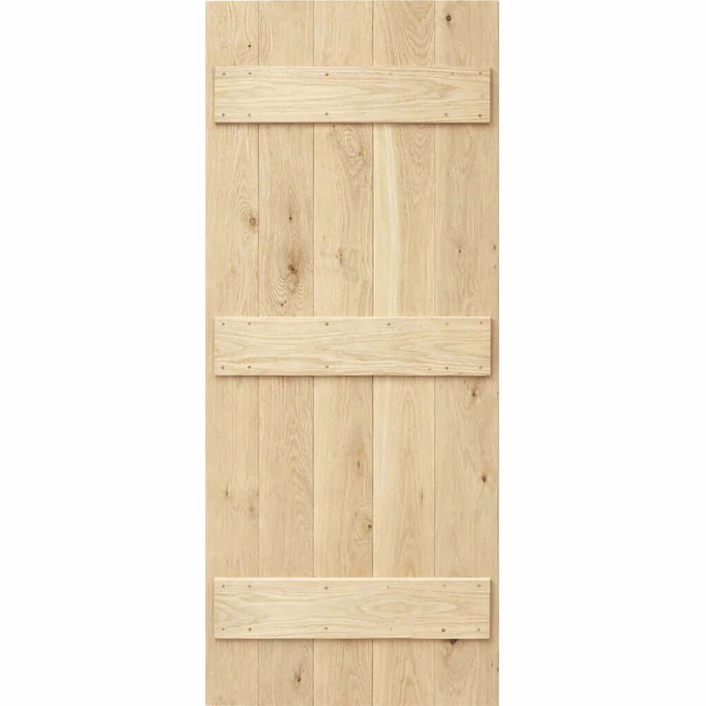 Solid Oak Rustic Barn Door - Image 7