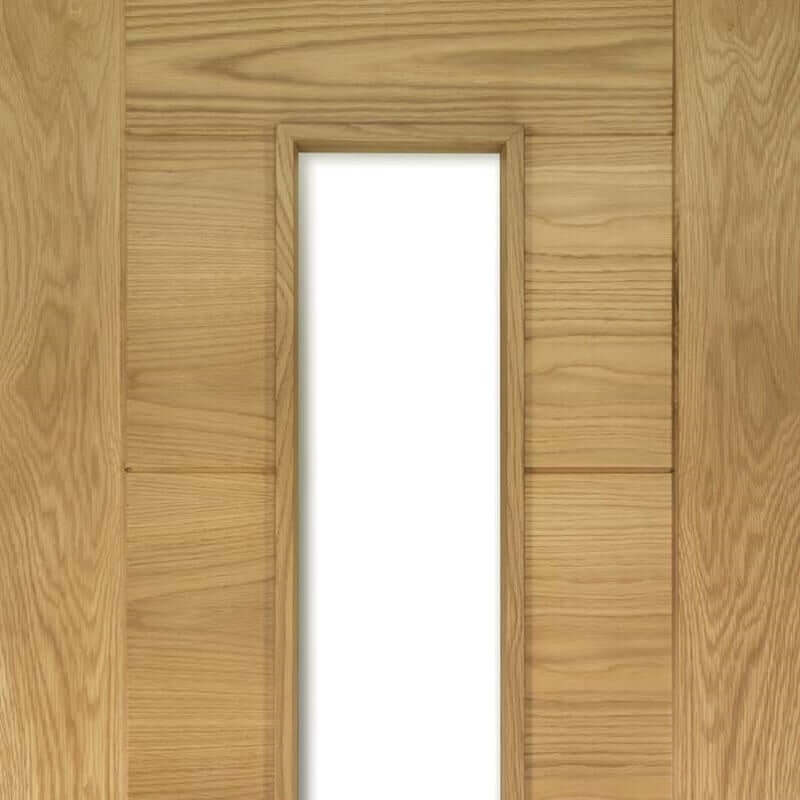Seville Prefinished Oak Glazed Internal Door - Image 3