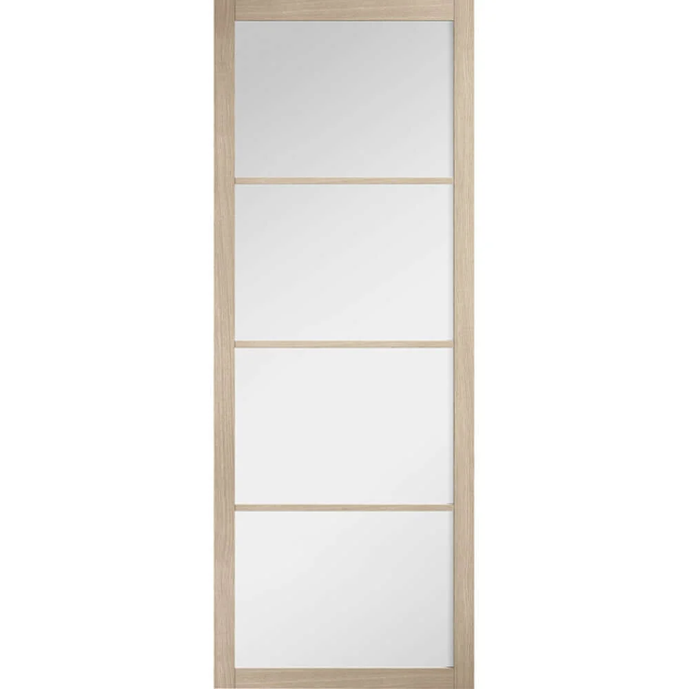 Soho 4L Prefinished Glazed Blonde Oak Door - Image 2