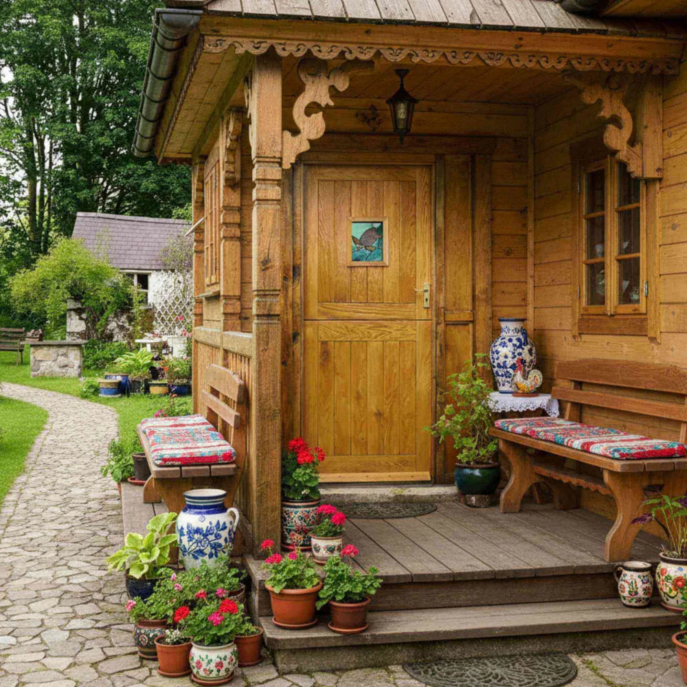 Solid Oak External Stable Cottage Top
