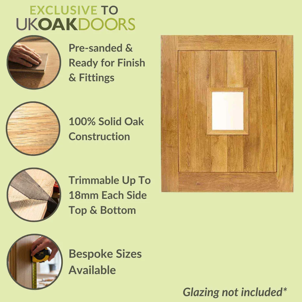 Solid Oak External Stable Cottage Top - Image 3