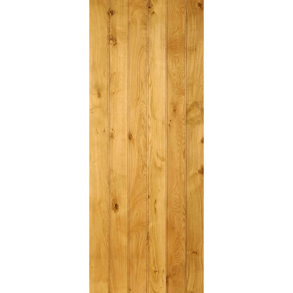 Solid Oak Ledge And Brace Single Sliding Door Kit - Image 4