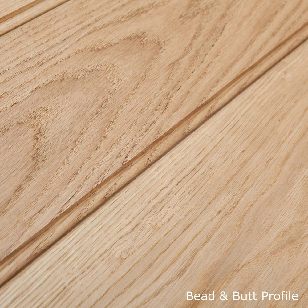 Solid Oak Rustic 3 Ledged Bead & Butt Barn Door - Image 4