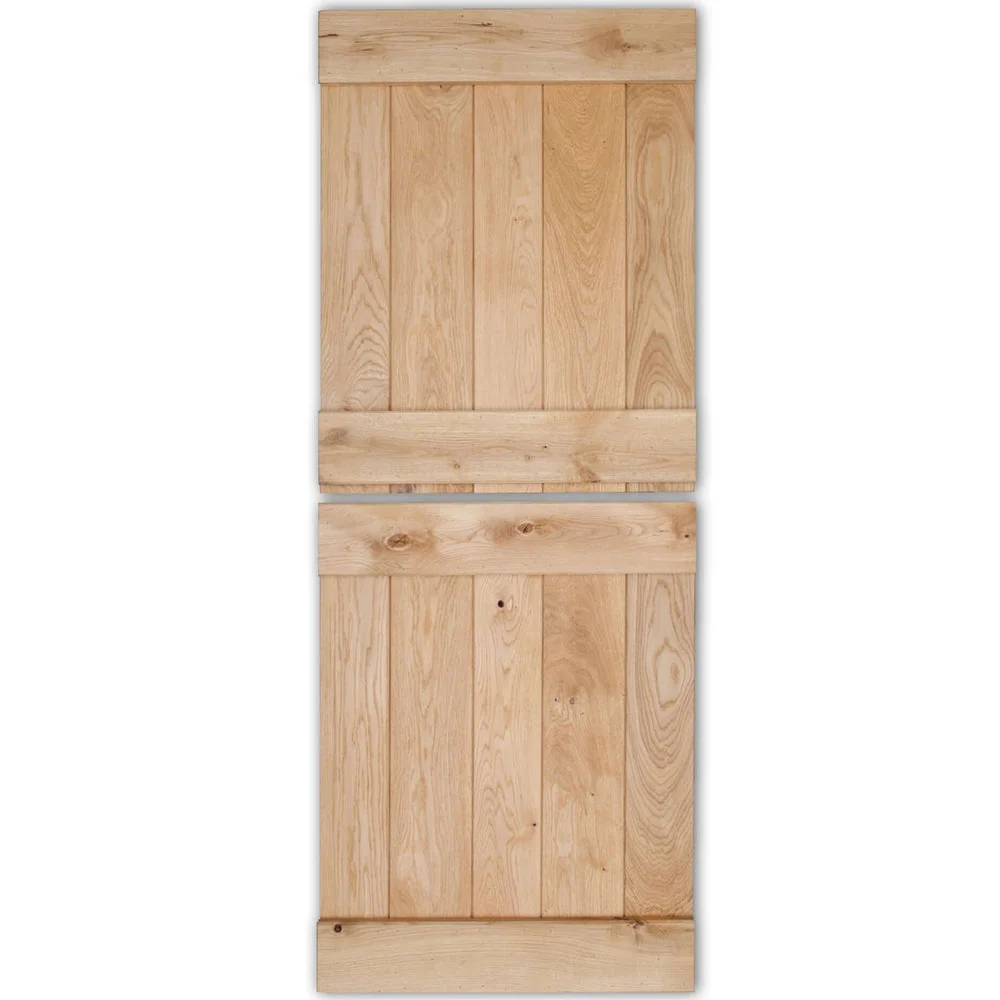 Solid Oak Rustic Butt and Bead Profile Stable Door - Image 2