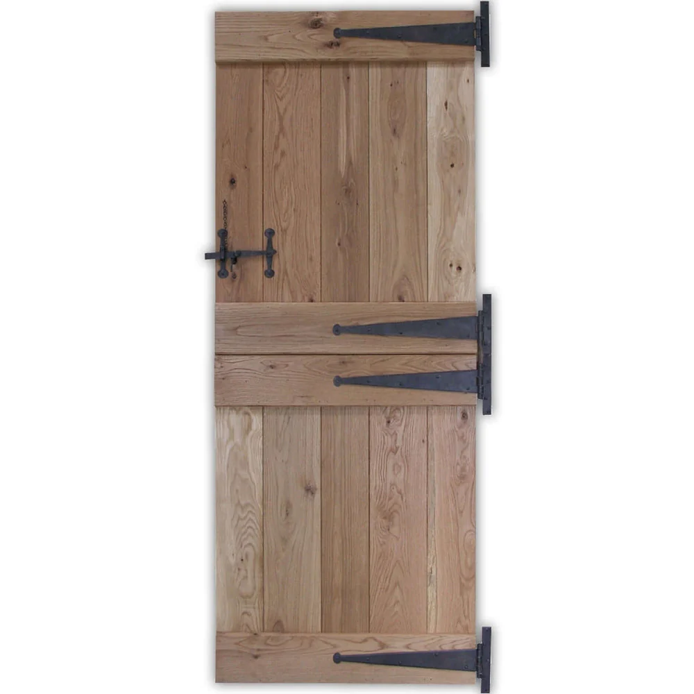 Solid Oak Rustic Butt and Bead Profile Stable Door - Image 5