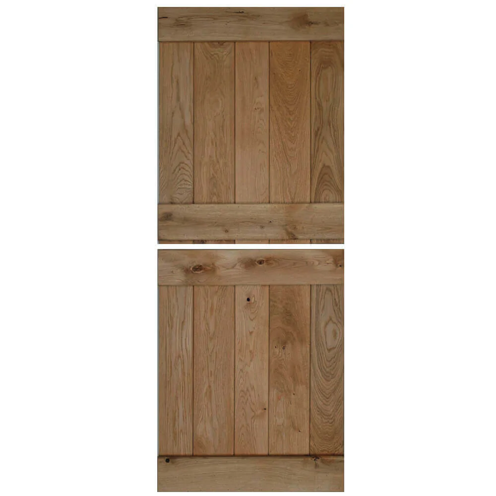Solid Oak Rustic Butt and Bead Profile Stable Door - Image 7